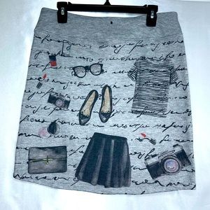 INOAH FASHION SKIRT - GREY (M)